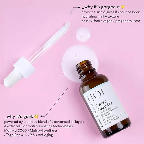Tinh Chất Tái Tạo, Giảm Nhăn Và Săn Chắc Da Geek & Gorgeous Power Peptides 30ml