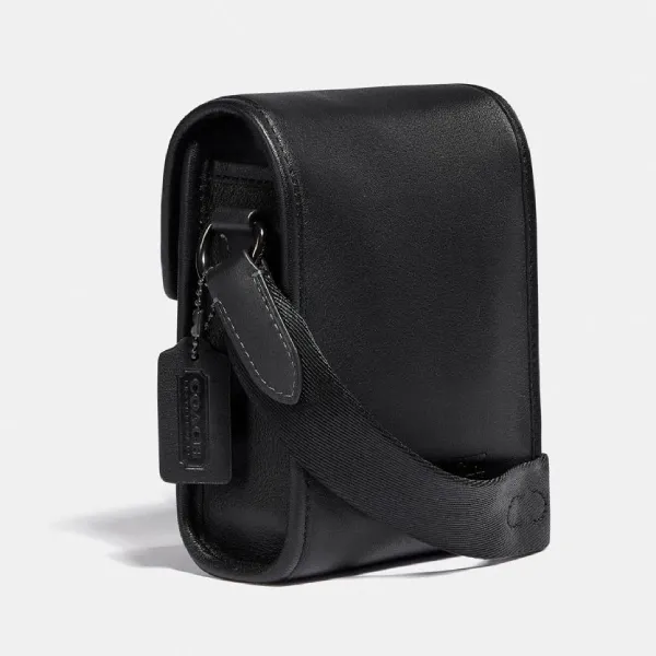 Túi Đeo Chéo Coach Charter North/South Crossbody With Hybrid Pouch Black Màu Đen