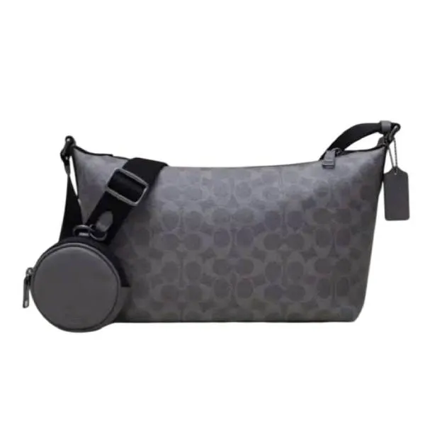 Túi Đeo Chéo Nam Coach Small Finn Crossbody Bag Màu Xám