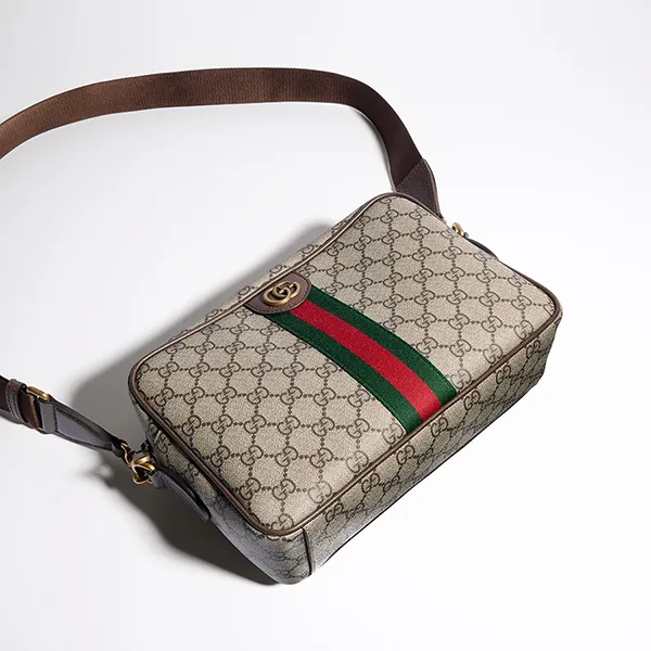 Túi Đeo Chéo Gucci Ophidia Medium Crossbody Bag 834468 FAEOF 9745 Màu Be/Nâu