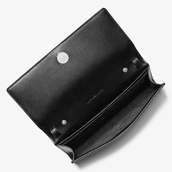 Túi Đeo Chéo Nữ Michael Kors MK Carson Large Signature Logo Convertible Crossbody Bag 35S5S2ZC7B Màu Đen