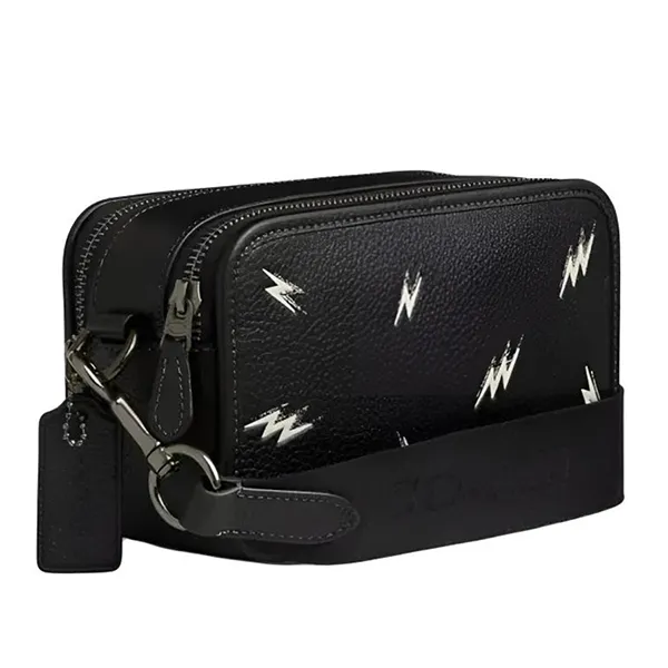 Túi Đeo Chéo Nam Coach Wyatt Crossbody Bag Black Màu Đen