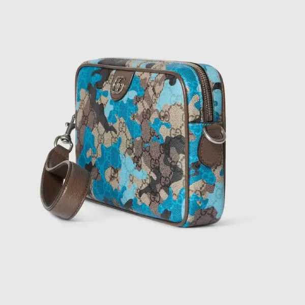 Túi Đeo Chéo Nam Gucci Small GG Crossbody Bag Phối Màu