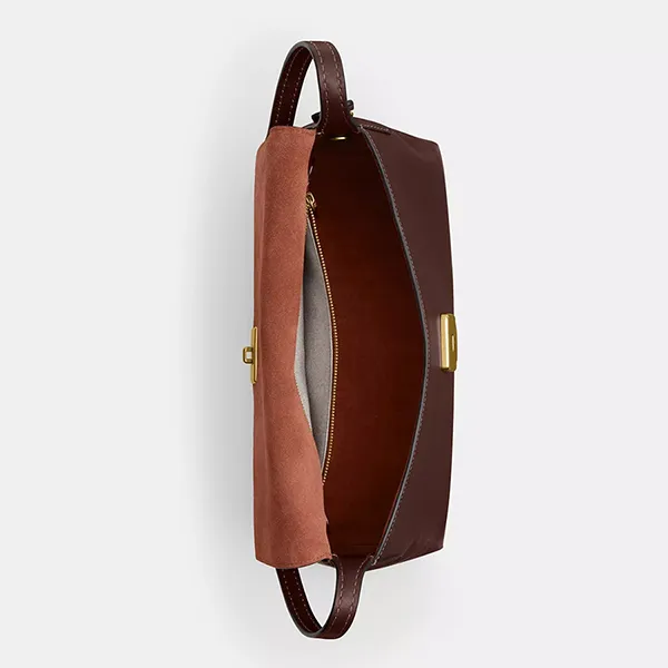 Túi Đeo Chéo Nữ Coach Chelsea Shoulder Bag 30 Maple CDS58 Màu Nâu Đậm