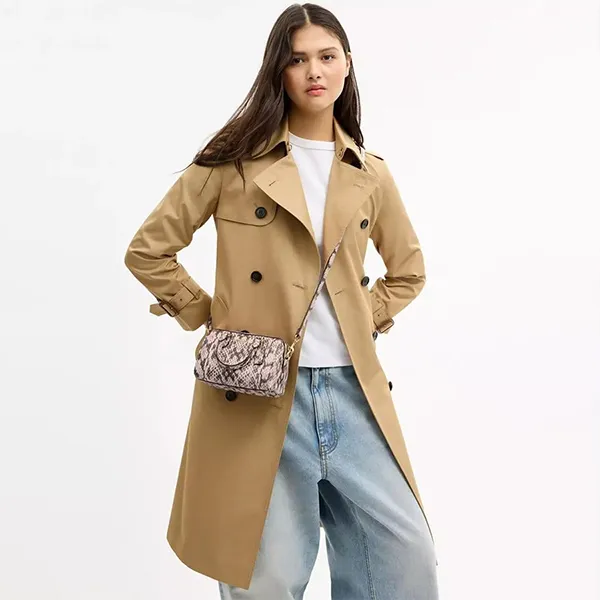 Túi Đeo Chéo Nữ Coach Mini Rowan Crossbody Bag CDY32 Màu Hồng
