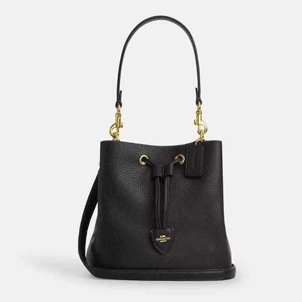 Túi Đeo Chéo Nữ Coach Rowan Bucket Bag Black CBH06 Màu Đen