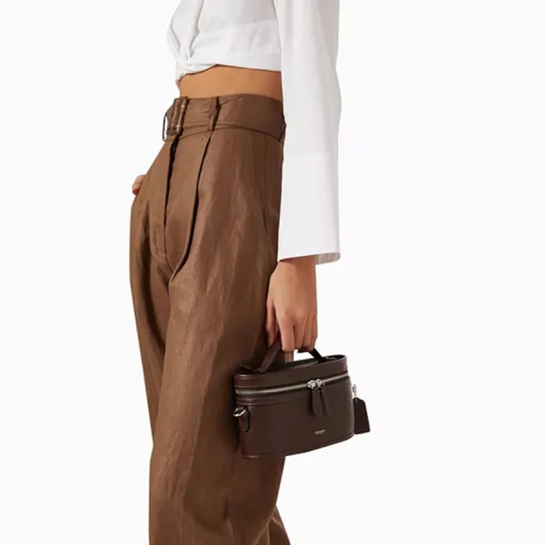 Túi Đeo Chéo Nữ Coach Trail Bag In Glovetanned Leather CBG93 Màu Nâu