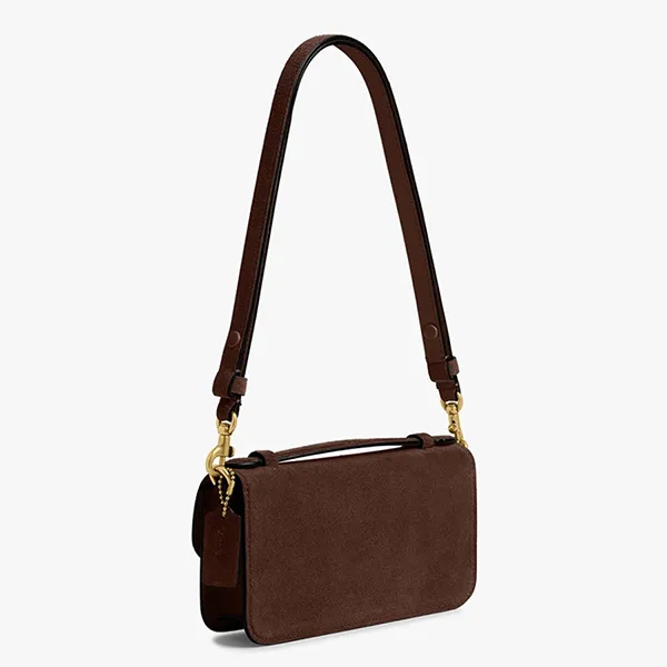 Túi Đeo Chéo Nữ Coach Women's Elora Rectangular Crossbody Bag Màu Nâu