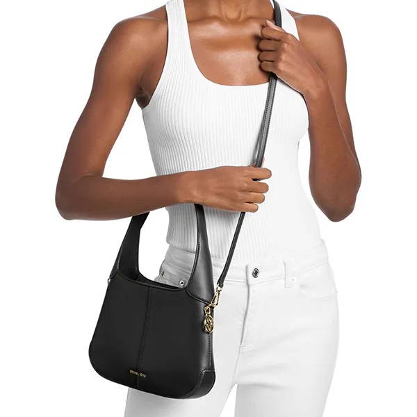 Túi Đeo Chéo Nữ Michael Kors MK Alice Crossbody Bag In Leather 30S6G0XL1L Màu Đen