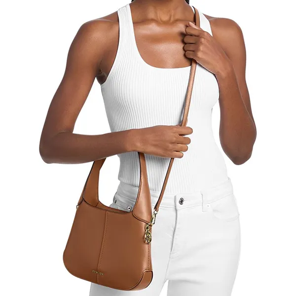 Túi Đeo Chéo Nữ Michael Kors MK Alice Crossbody Bag In Leather 30S6G0XL1L Màu Nâu