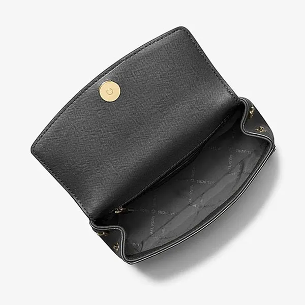 Túi Đeo Chéo Nữ Michael Kors MK Ava Extra-Small Saffiano Leather Crossbody 32F5GAVC1L Black Màu Đen