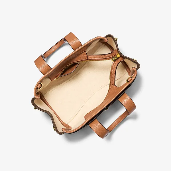 Túi Đeo Chéo Nữ Michael Kors MK Romee Extra-Small Signature Logo Crossbody Bag 32T5G1ZC1B Màu Nâu