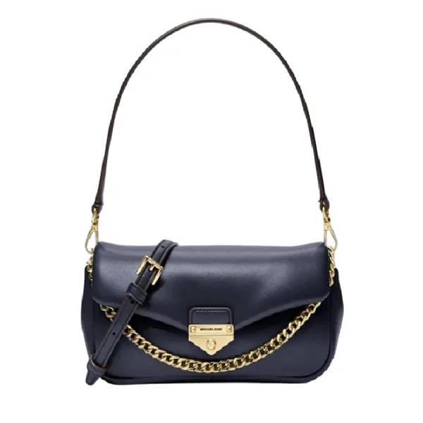 Túi Đeo Chéo Nữ Michael Kors MK Soho Small Convertible Crossbody Bag Màu Xanh Navy