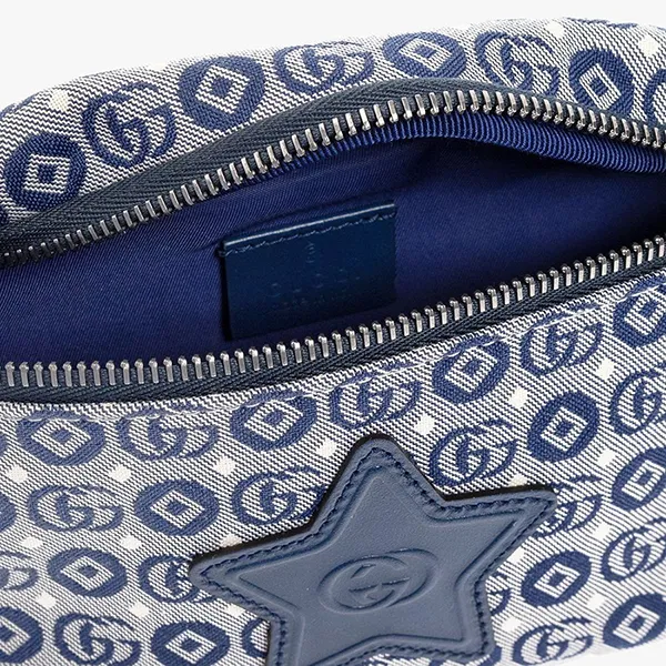 Túi Đeo Hông Gucci Double G Bag Blue 502095-U4GAN-4094 Màu Xanh Blue