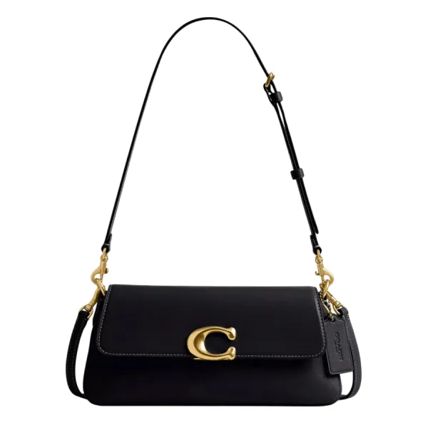 Túi Đeo Vai Nữ Coach Jet Shoulder Bag Màu Đen