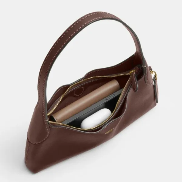 Túi Đeo Vai Nữ Coach Brooklyn Shoulder Bag 26 CFT34 Màu Nâu