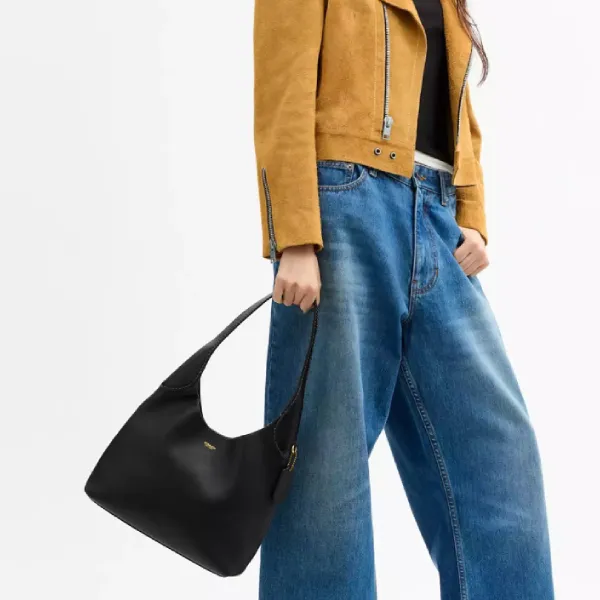 Túi Đeo Vai Nữ Coach Brooklyn Shoulder Bag 28 CU068 Màu Đen