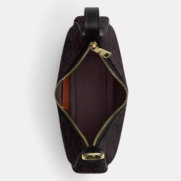 Túi Đeo Vai Nữ Coach Emily Shoulder Bag In Signature Canvas CDX17 Màu Đen