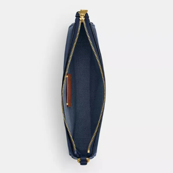Túi Đeo Vai Nữ Coach Plaza Bag CCC41 Shoulder Bag Màu Xanh Navy