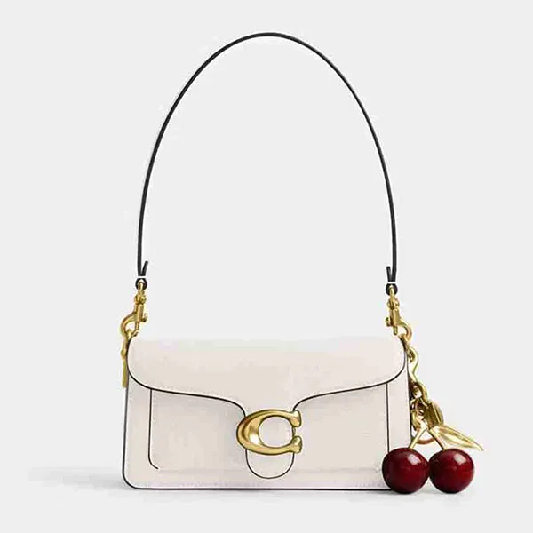 Túi Đeo Vai Nữ Coach Tabby Shoulder Bag 20 White CY201 Màu Trắng