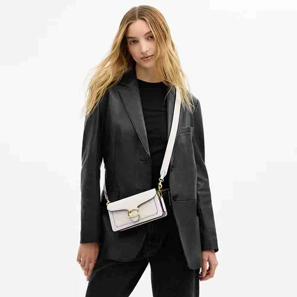 Túi Đeo Vai Nữ Coach Tabby Shoulder Bag 20 White CY201 Màu Trắng