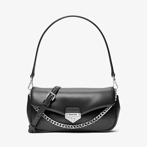 Túi Đeo Vai Nữ Michael Kors Outlet MK 35S6S1SC1Y Soho Small Convertible Crossbody Bag Màu Đen