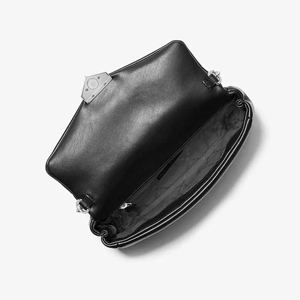 Túi Đeo Vai Nữ Michael Kors Outlet MK 35S6S1SC1Y Soho Small Convertible Crossbody Bag Màu Đen