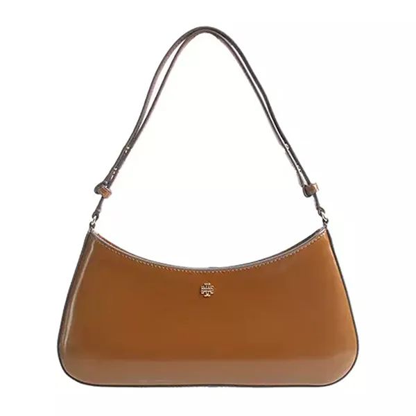 Túi Đeo Vai Nữ Tory Burch Emerson Patent Shoulder Bag In Rich Màu Nâu