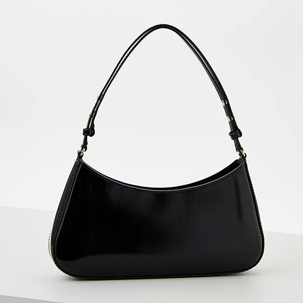 Túi Đeo Vai Nữ Tory Burch Women's Emerson Smooth Shoulder Bag In Black Màu Đen