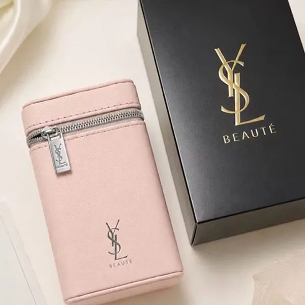 Túi Đựng Son Yves Saint Laurent YSL Lovenude Lipstick Pouch FCA Pink Màu Hồng Nhạt