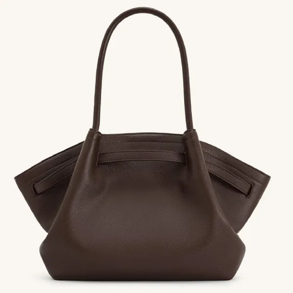Túi Tote Nữ JW Pei Hana Medium Tote Bag Dark Brown Màu Nâu