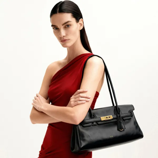 Túi Tote Nữ JW Pei Yara Shoulder Bag Black Màu Đen