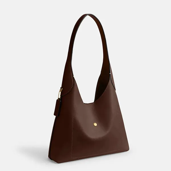 Túi Xách Nữ Coach Brooklyn Shoulder Bag 28 CU068 Brown Màu Nâu