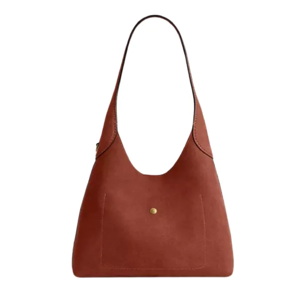 Túi Xách Nữ Coach Brooklyn Shoulder Bag 28 Màu Nâu Trầm