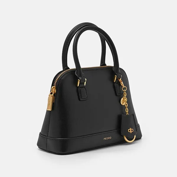 Túi Xách Nữ Pedro Lucia Leather Handbag PW2-56390045 Black Màu Đen