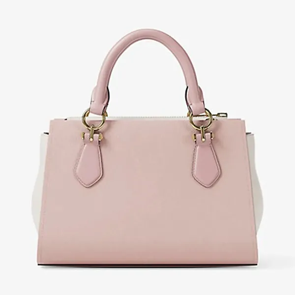 Túi Xách Tay Michael Kors MK Marilyn Small Color-Block Saffiano Leather Messenger Bag 35F5G6AM1T PWD BLSH MLT Màu Hồng