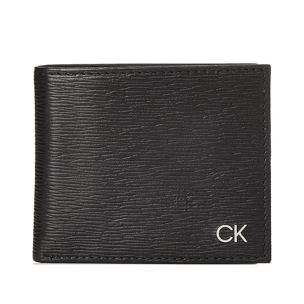 Ví Nam Calvin Klein CK Billfold With Coin Pocket Bifold Wallet 31CK130008 Màu Đen