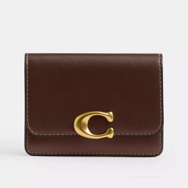 Ví Nữ Coach Bandit Card Case CH825 Màu Nâu