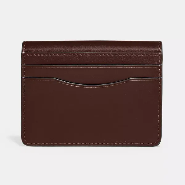 Ví Nữ Coach Bandit Card Case CH825 Màu Nâu