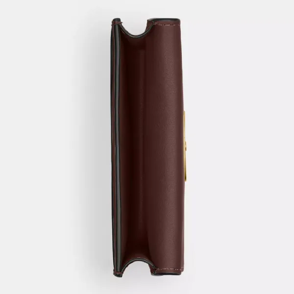 Ví Nữ Coach Bandit Card Case CH825 Màu Nâu