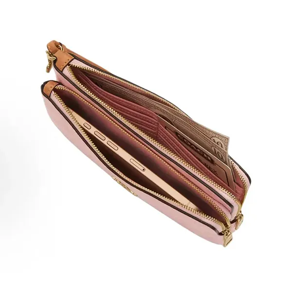 Ví Nữ Coach Portefeuille En Cuir Màu Hồng