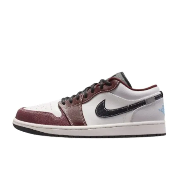 Giày Thể Thao Nam Nike Air Jordan 1 Low IZ5846-101 Màu Trắng Phối Đỏ Size 41