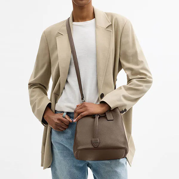 Túi Đeo Chéo Nữ Coach Rowan Bucket Bag CBH06 Màu Nâu