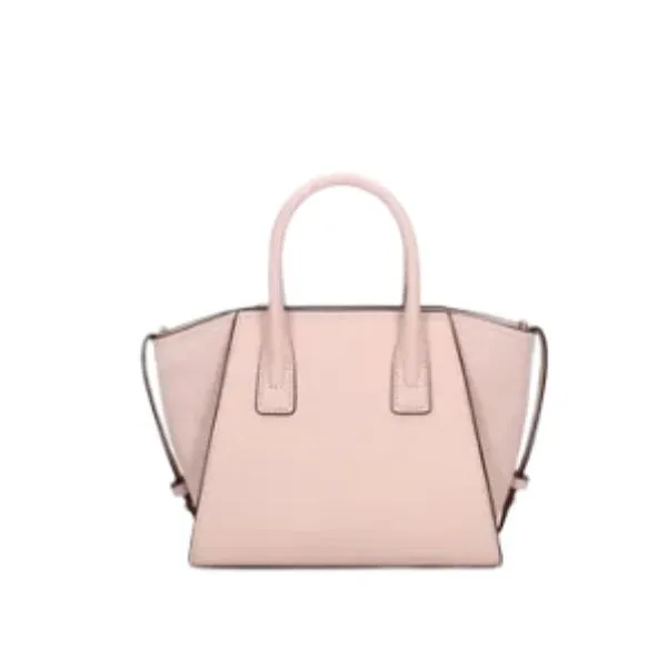 Túi Đeo Chéo Nữ Michael Kors MK Avril Extra-Small Leather and Suede Satchel Màu Hồng