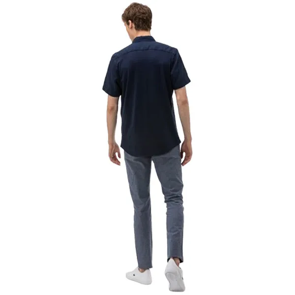 Quần Âu Nam Lacoste Kaki Slim HH0025 - 25L Màu Xanh Than Size 34