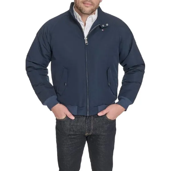 Áo Khoác Tommy Hilfiger Modern Bomber Jacket AP166 - NVY Màu Xanh Navy Size S