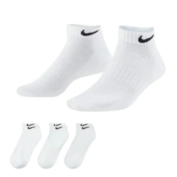 Tất Unisex Nike Everyday Cush Low 3PR 132 SX7670-100 Màu Trắng Size S