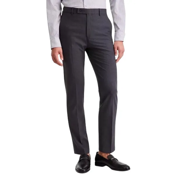 Quần Dài Nam Calvin Klein CK Slim JJY0101 Charcoal Màu Đen Xám Size 30