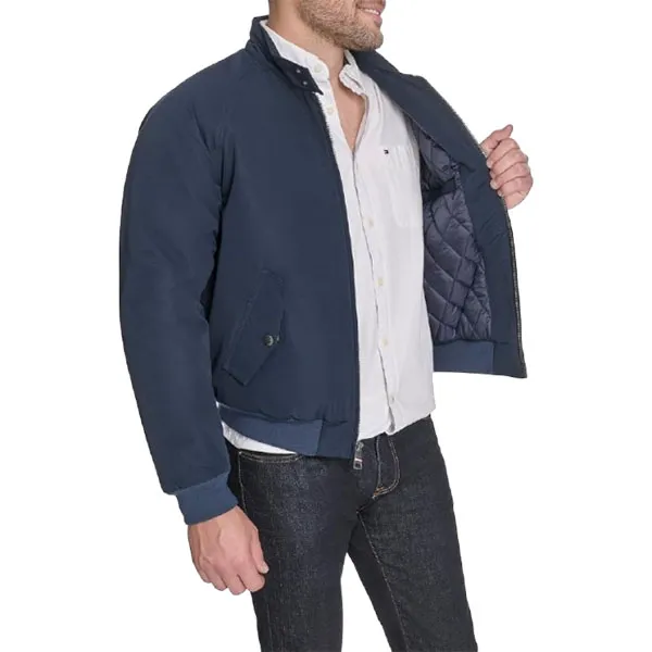 Áo Khoác Tommy Hilfiger Modern Bomber Jacket AP166 - NVY Màu Xanh Navy Size S