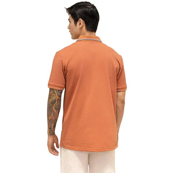 Áo Thun Nam F2 Fashion & Freedom Cotton TC391-DO GACH-S-0924 Màu Đỏ Gạch Size S